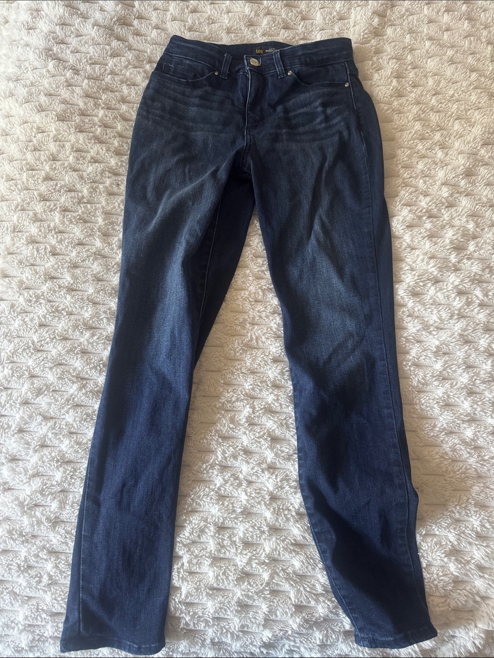 Lee sculpting skinny mid rise jean